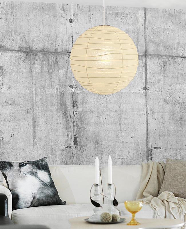 Noguchi 60D Ceiling Lamp by Akari Pendant Lamps Noguchi 60D Ceiling Lamp by Akari Pendant Lamps