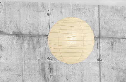 Noguchi 60D Ceiling Lamp by Akari Pendant Lamps Noguchi 60D Ceiling Lamp by Akari Pendant Lamps