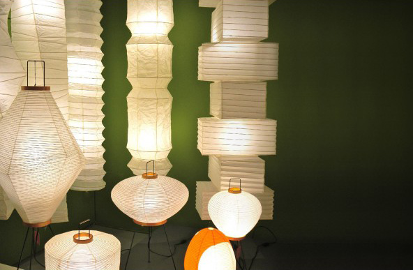 Noguchi 35N Pendant Lamp by Akari Pendant Lamps