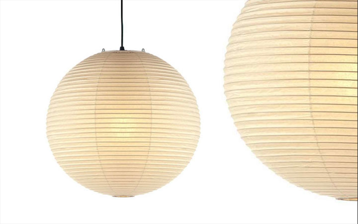 Noguchi 55A Ceiling Lamp by Akari Pendant Lamps Noguchi 55A Ceiling Lamp by Akari Pendant Lamps