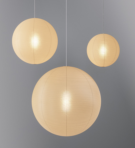 Noguchi 55A Ceiling Lamp by Akari Pendant Lamps Noguchi 55A Ceiling Lamp by Akari Pendant Lamps