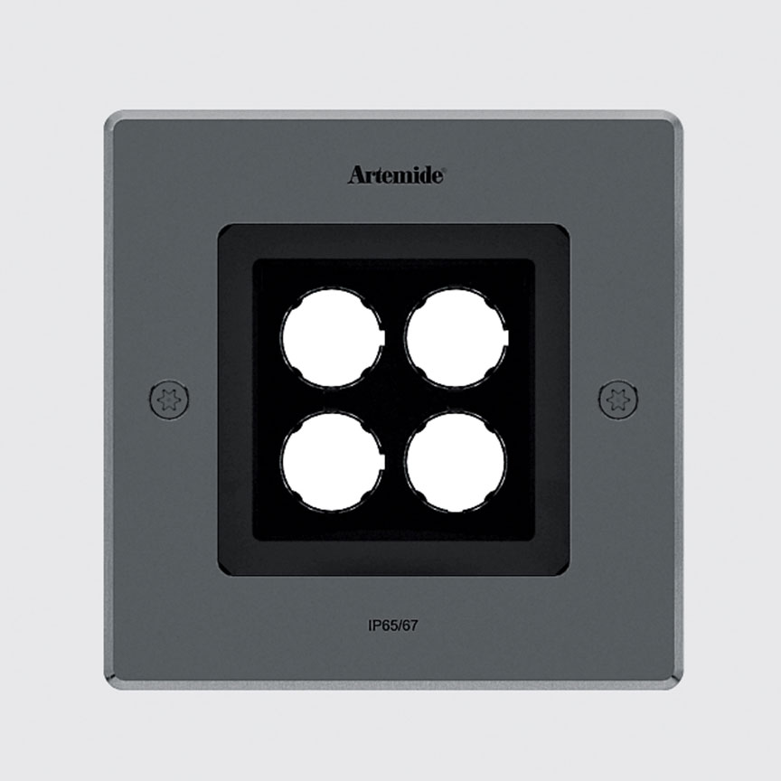 Ego Downlight Square Ceiling Lamp by Artemide Lamps
