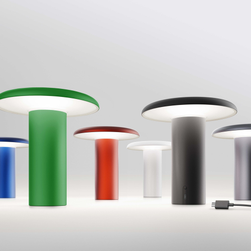 Takku Portable Table Lamp by Artemide Table Lamps