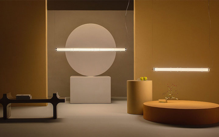 Stacking 180 Horizontal Pendant Lamp by Leucos Lamps