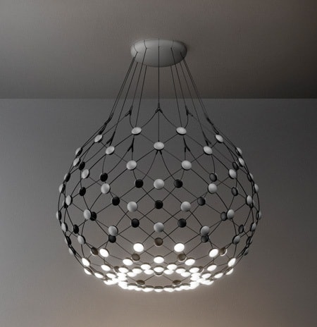 Mesh D86 Pendant Lamp by LucePlan Lamps