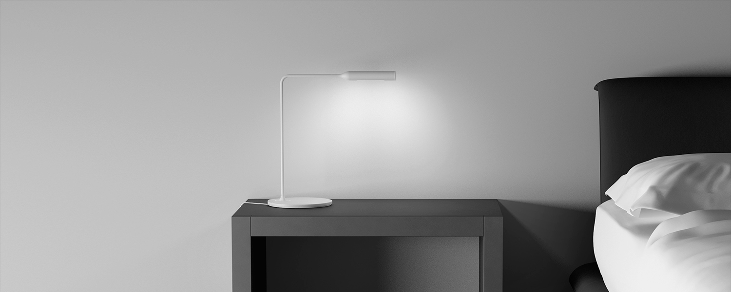 FLO Bedside Lamp by Lumina Lamps