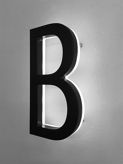 Modern Lighted Address Letters 8" by Luxello LED Signage Modern Lighted Address Letters 8" by Luxello LED Signage