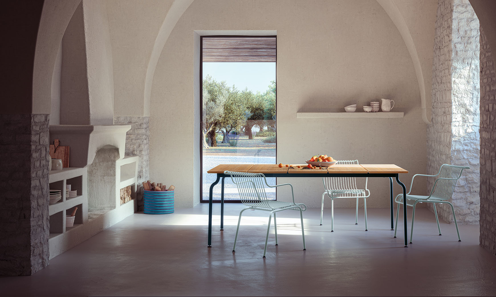 South Teak Table by Magis Tables