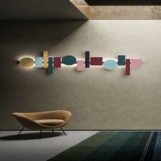 Totem Muticolor Strip Wall Lamp by Pallucco Wall Lamps
