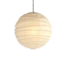 Noguchi 60D Ceiling Lamp by Akari Pendant Lamps